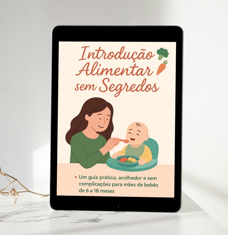 Capa do e-book Introdução Alimentar Sem Segredos