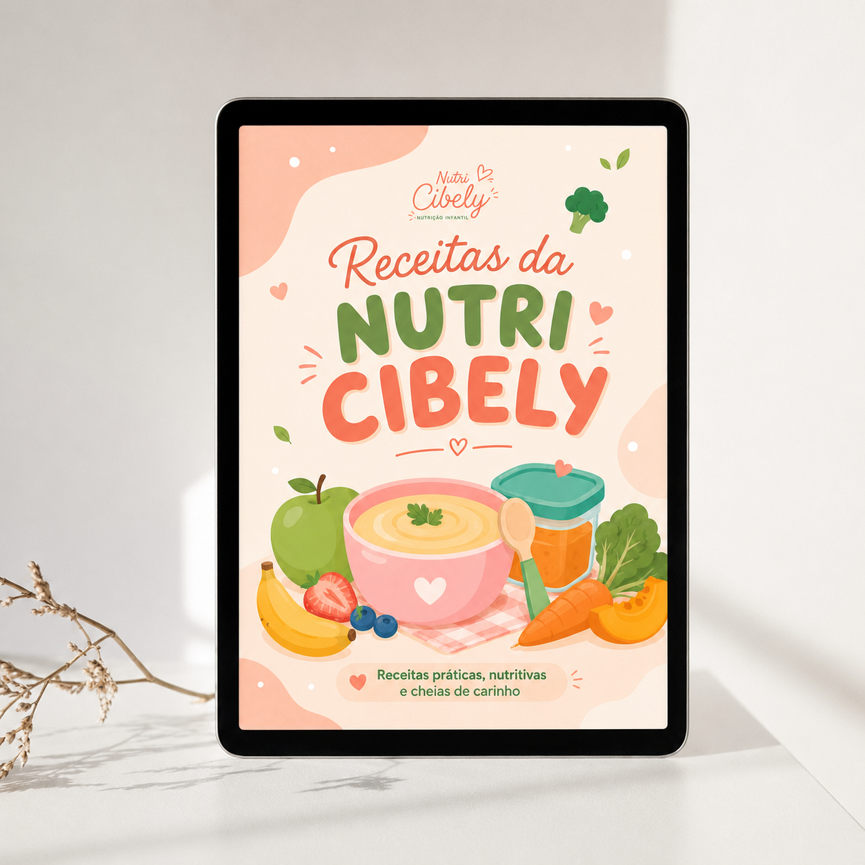 Capa do e-book Receitas da Nutri Cibely